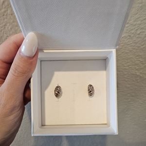 Mejuri Croissant Earrings Sterling Silver